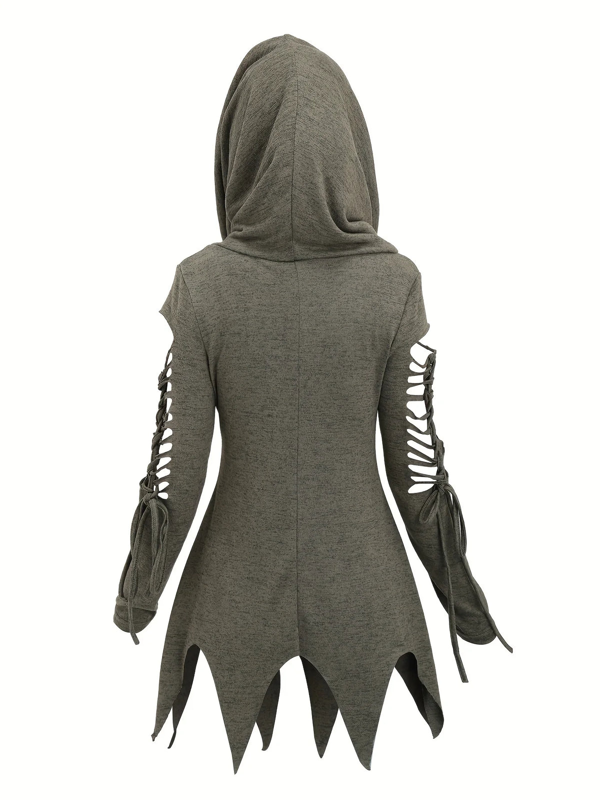 Goblincore Ragged Grunge Hooded Top
