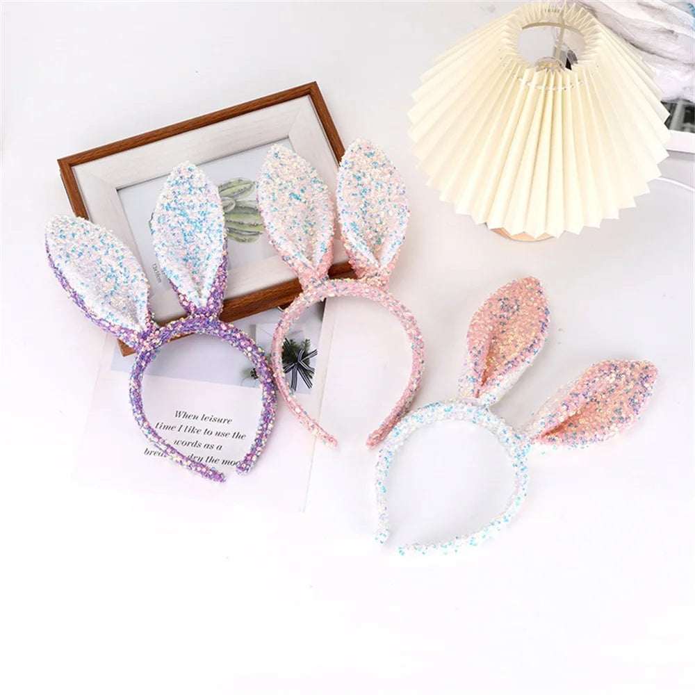 Sparkly Easter Bunny Headbands