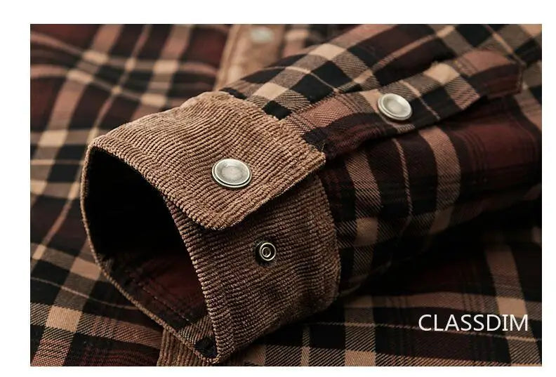 Woodsman Plaid Shirts Lightweight Fleece Jackets