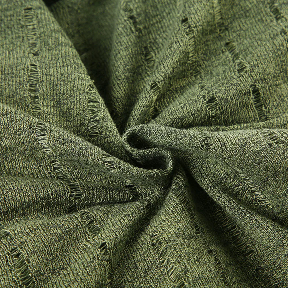 Y2k Dark Green Long Sleeved Ruffle Top Matching Skirt Goblincore