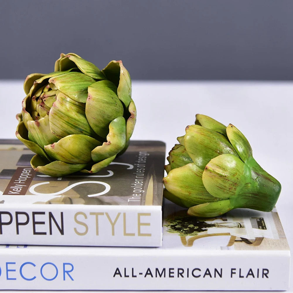 Artificial Artichoke Fake Vegetables Table Decorations