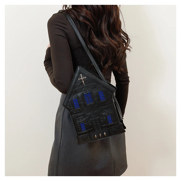 Haunted House Crossbody Bag