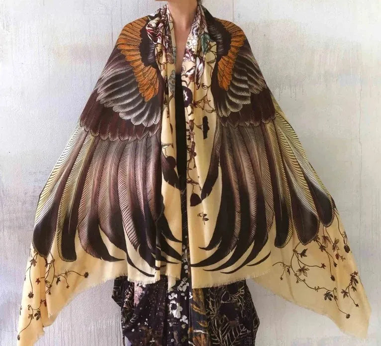Wings Fantasy Shawl Scarf Festival Cloak Rave Accessories