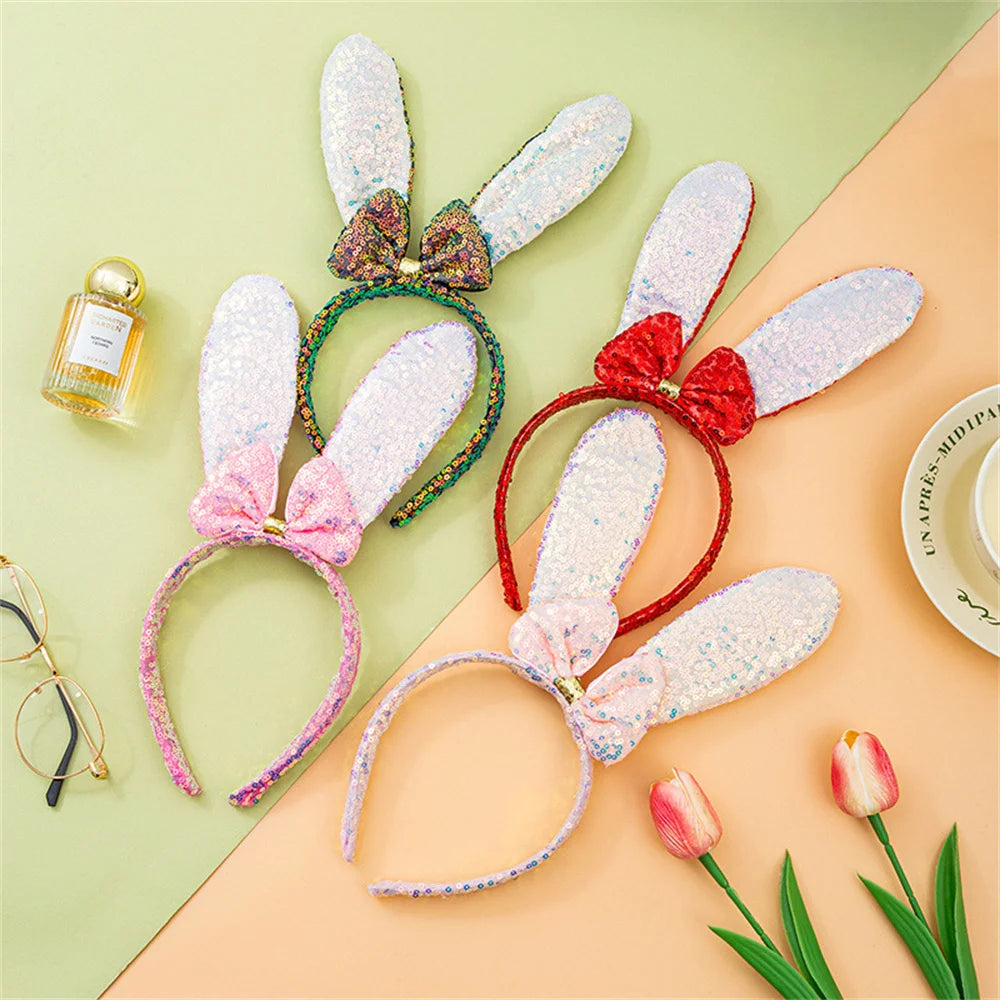 Sparkly Easter Bunny Headbands
