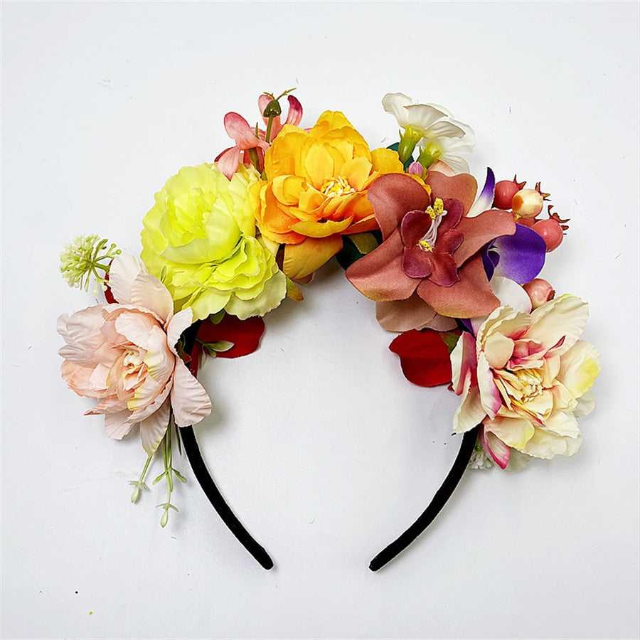 Spring Goddess Flower Crowns Floral Headband