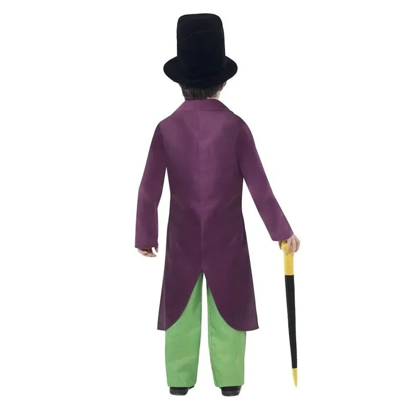 Willy Wonka Charlie and the Chocolate Factory Oompa Loompa Cosplay Book Week Halloween Costumes