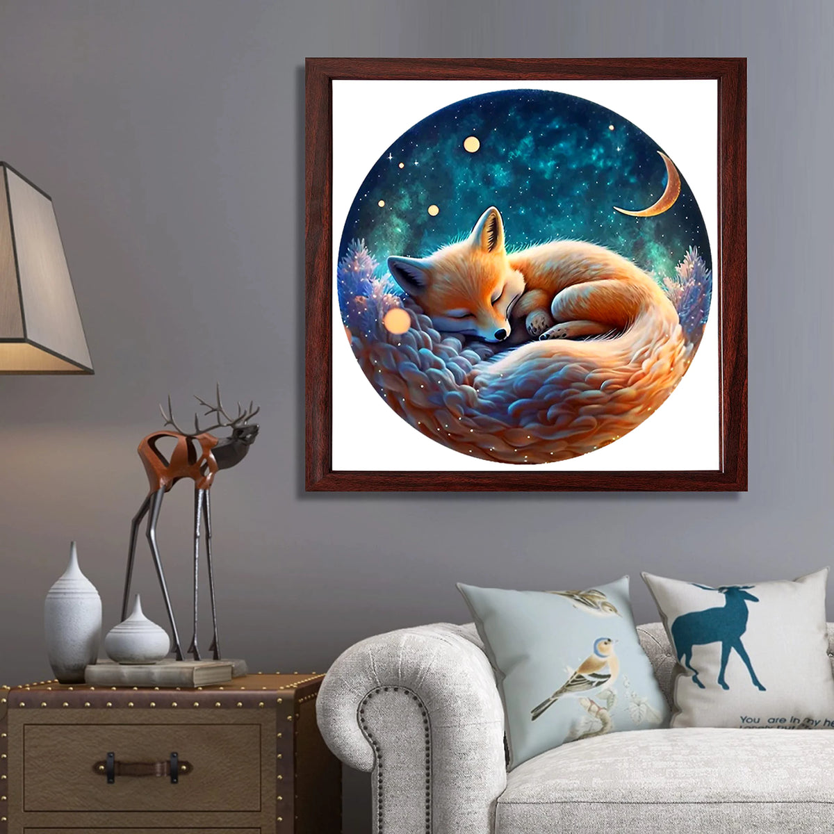 Sleeping Fox Wooden Jigsaw Puzzle
