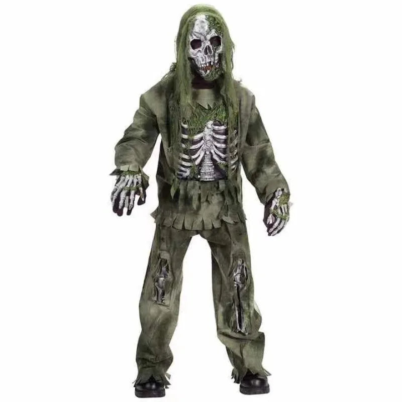 Zombie Costume for Kids Adult Living Dead Zombie Costume Monsters Costume for Halloween Spooktacular