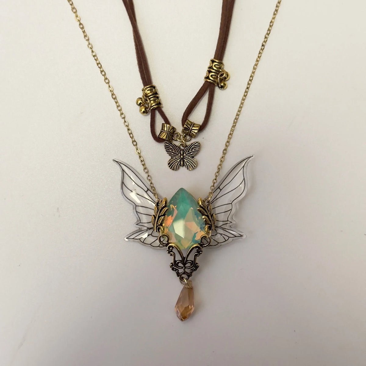 Elven Amulet Butterfly Choker Necklace