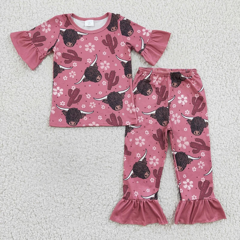 Retro Western Rodeo Horse Children Pyjamas