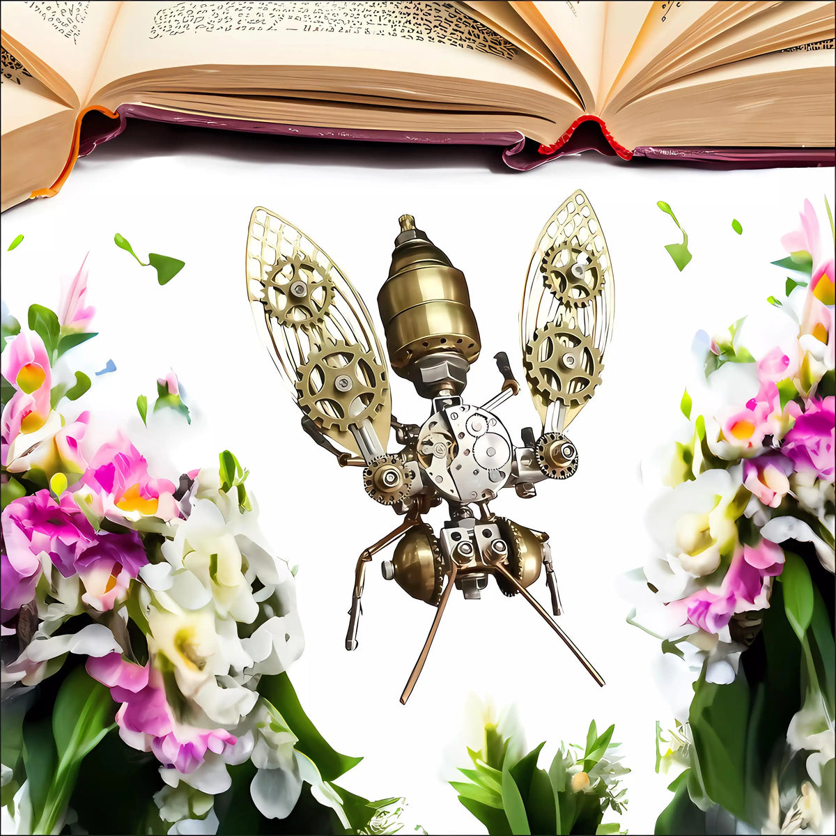 3D Insect Bee Brass Puzzle Steampunk Metal Model DIY Kit