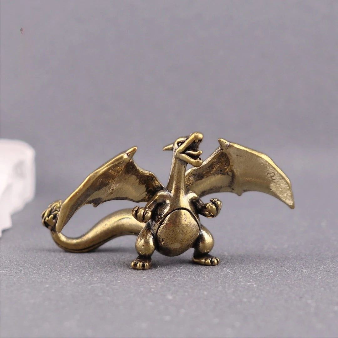 Flying Dragon BrassFigurines Tea Pet