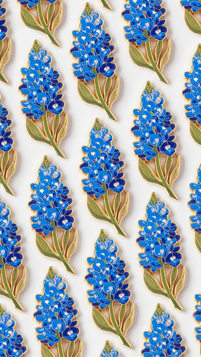 Wildflower Botanical Enamel Pins Badges