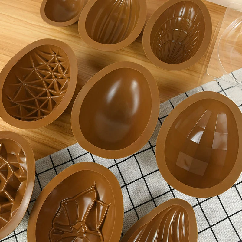 Easter Egg Silicone Mould Half Chocolate Egg DIY Baking Tool