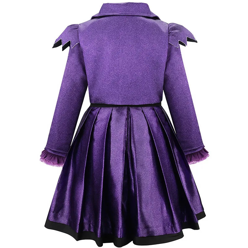 Vampirina "Vee" Hauntley Girls Purple Teen Vampire Halloween Costume Party Cosplay