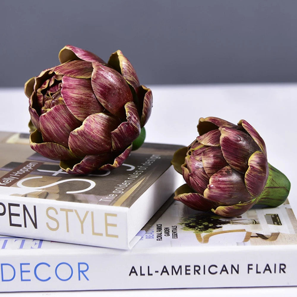Artificial Artichoke Fake Vegetables Table Decorations