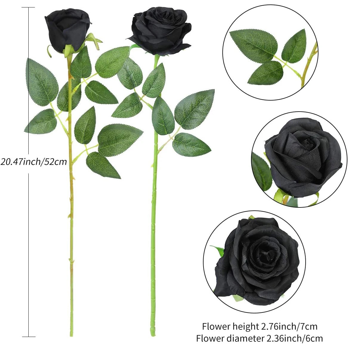 A Dozen Realistic Artificial Roses Bouquet