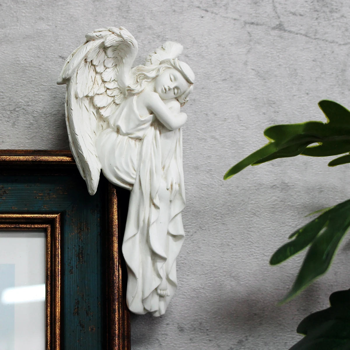 Angel Door Frame Ornament Resin Home Decor