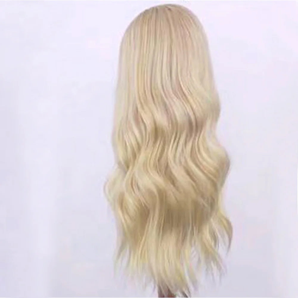 Long Soft Waves Wigs Side Part Soft Lace Front Wig Heat Resistant Fibre
