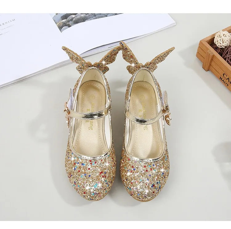 Magical Glittery Butterfly Girls Shoes