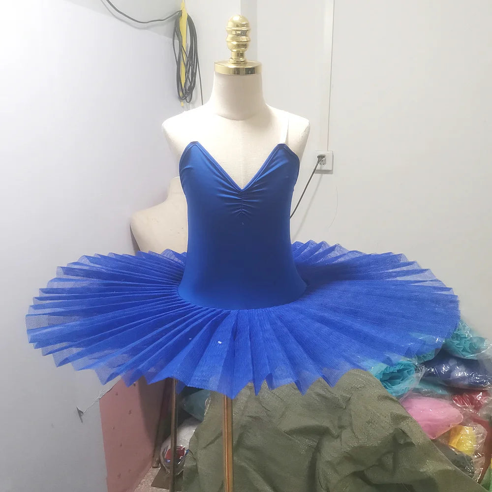 Ballet Pancake Tutu Skirt Swan Lake Performance Costume 7 Colours