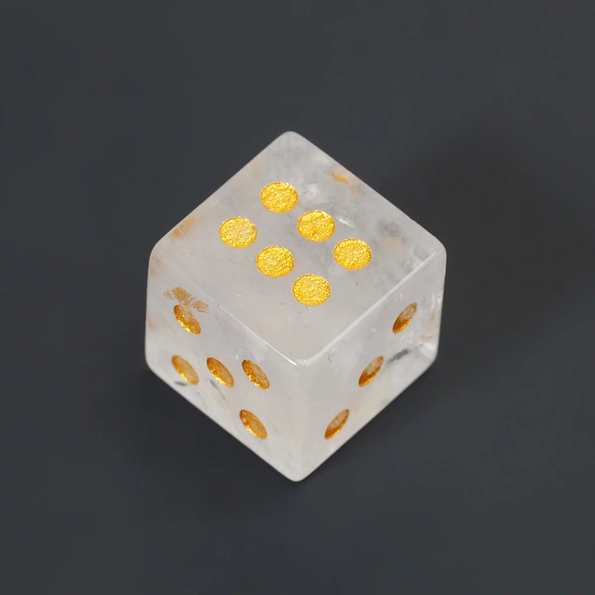Natural Crystal Stone Lucky Dice