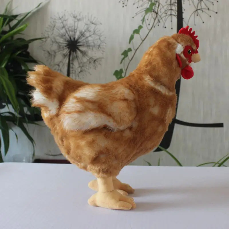 Farm Hen Chicken Plushie Toy