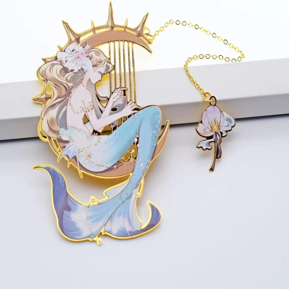 Mermaid Metal Bookmark for the Book Lover