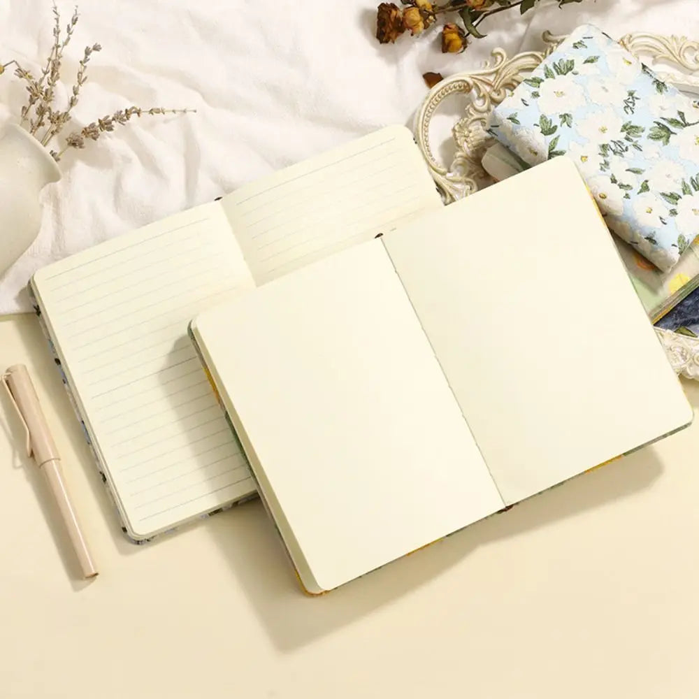 Floral Fabric Covered Notebooks
