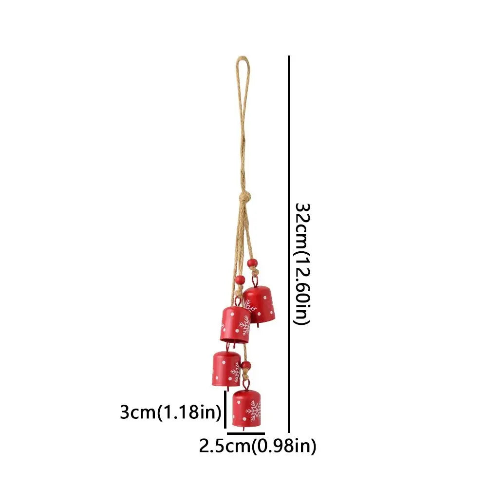 Christmas Bells String Iron Xmas Decoration