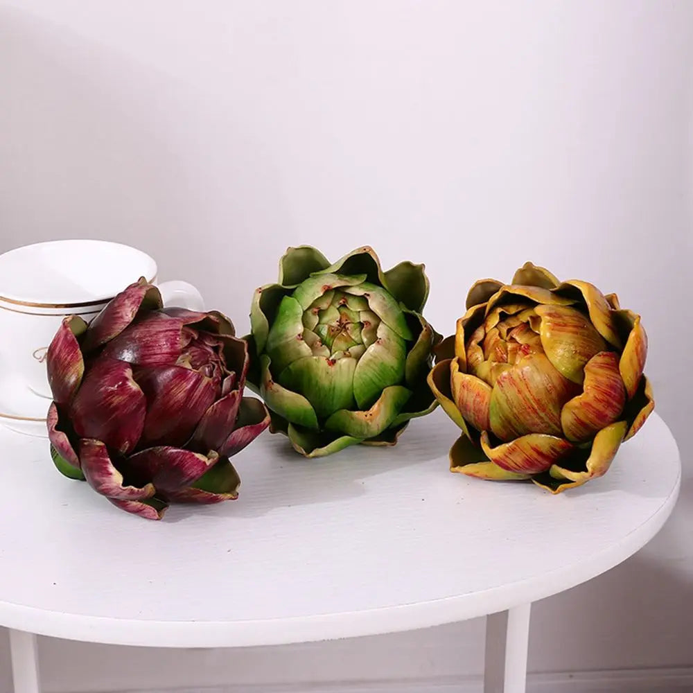 Artificial Artichoke Fake Vegetables Table Decorations