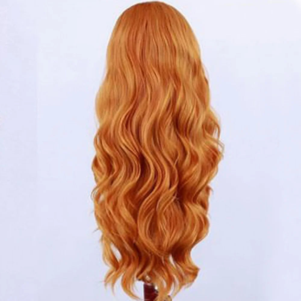Long Soft Waves Wigs Side Part Soft Lace Front Wig Heat Resistant Fibre