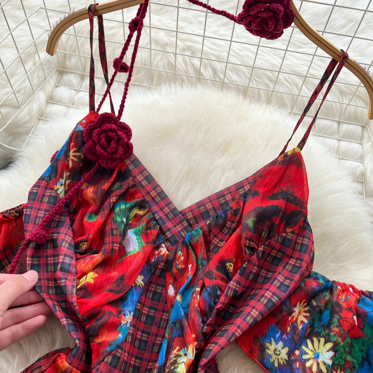 Fiesta Plaid Dress