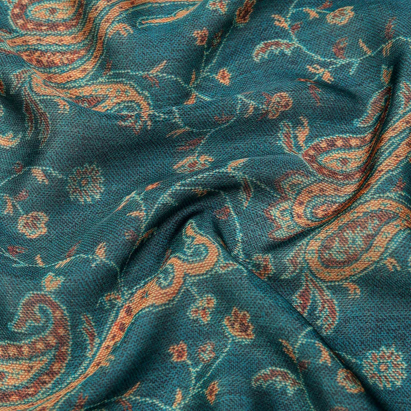 Paisley Print Scarf Square Bandana Neckerchief Hair Ribbon Headband Hair Accessories