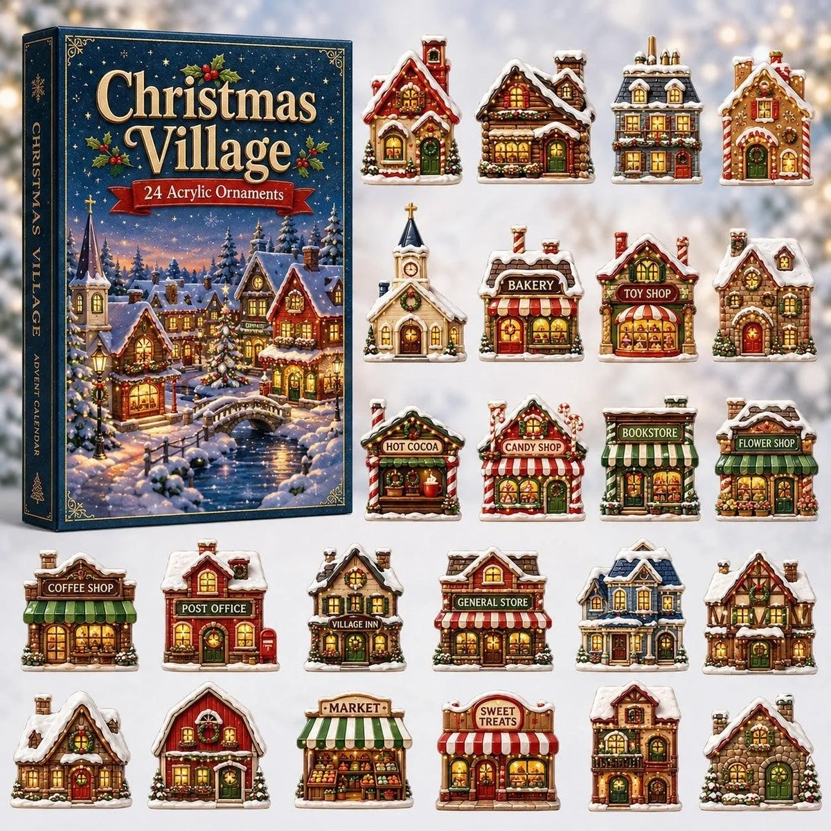 Christmas Craft Advent Calendars 24 Days of Christmas Miniatures To Make and/or Collect 17 Sets to Choose From