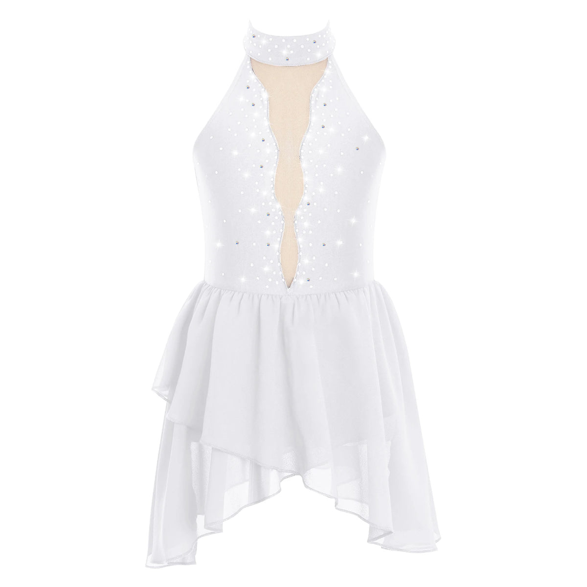 Girls Ballet Leotard Figure Ice Skating Dancewear Stage Costume