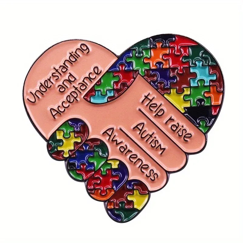 I Am Autistic Awareness Brooch Invisible Disability Badge