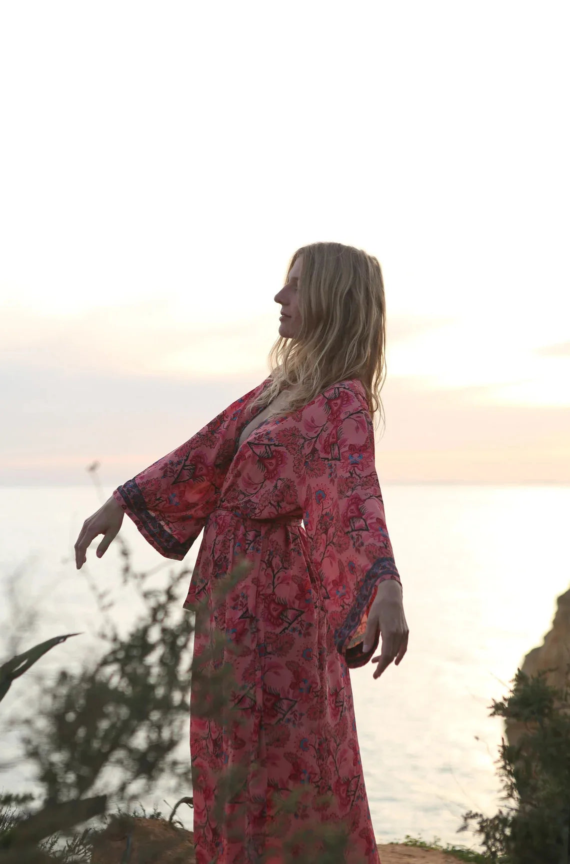 Charmy's Cover-up Long Kimono Robe