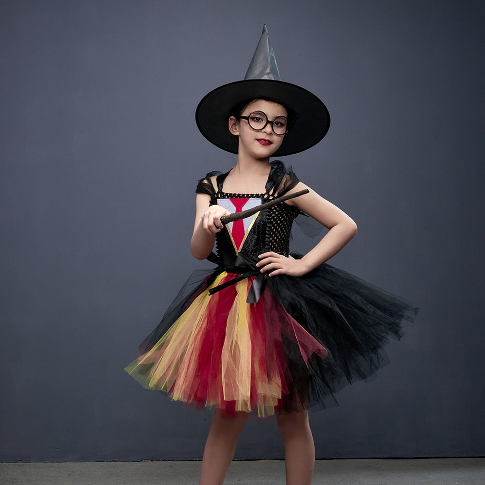 Hermoine Tulle Tutu Dress for Halloween Cosplay Costume