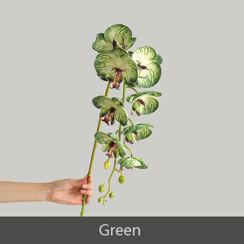 1 Stem Artificial Moth Orchid Butterfly Flower