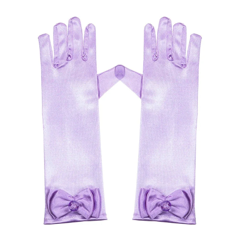 Mermaid Accessories Gloves Wand Crown Jewellery Set Wig Necklace Braid Cosplay Halloween Birthday Party