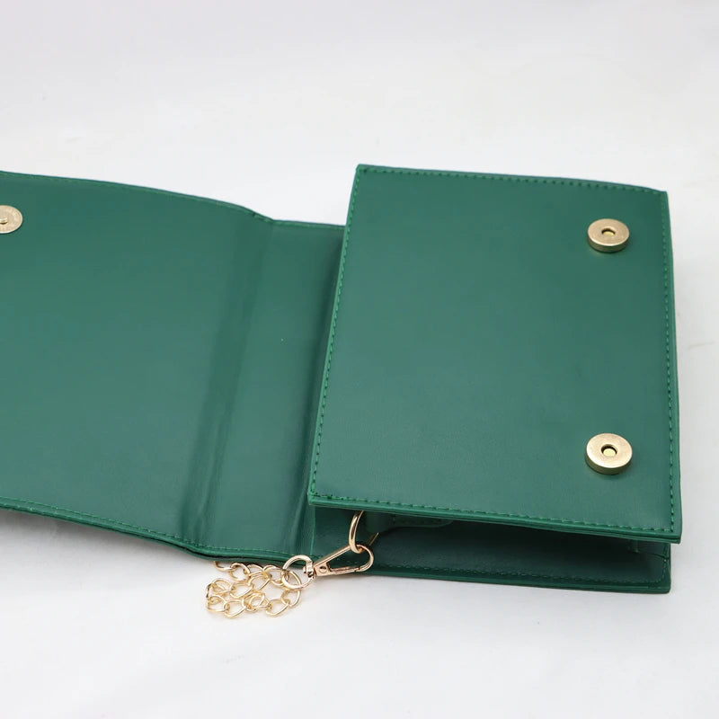 Pride and Prejudice Green Purse Handbag for Book Lovers