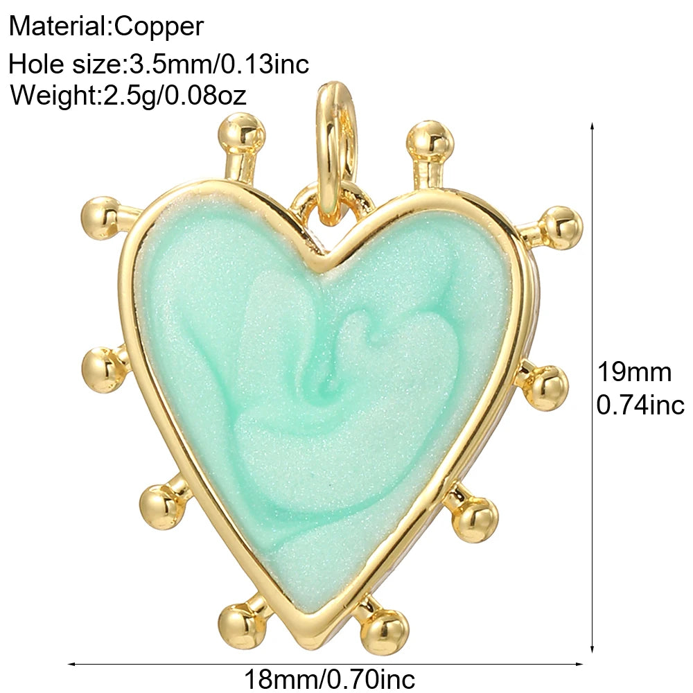 Green Charms Jewellery Making Supplies Necklace Bracelet Pendant Charms