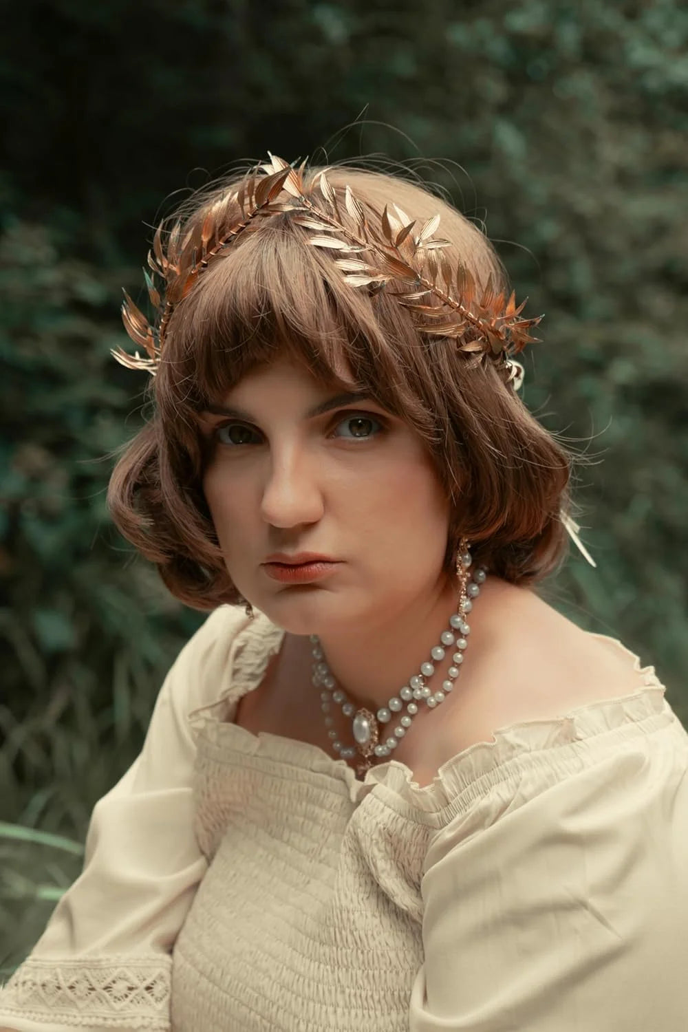 Greek Laurel Crown Leaf Headpiece