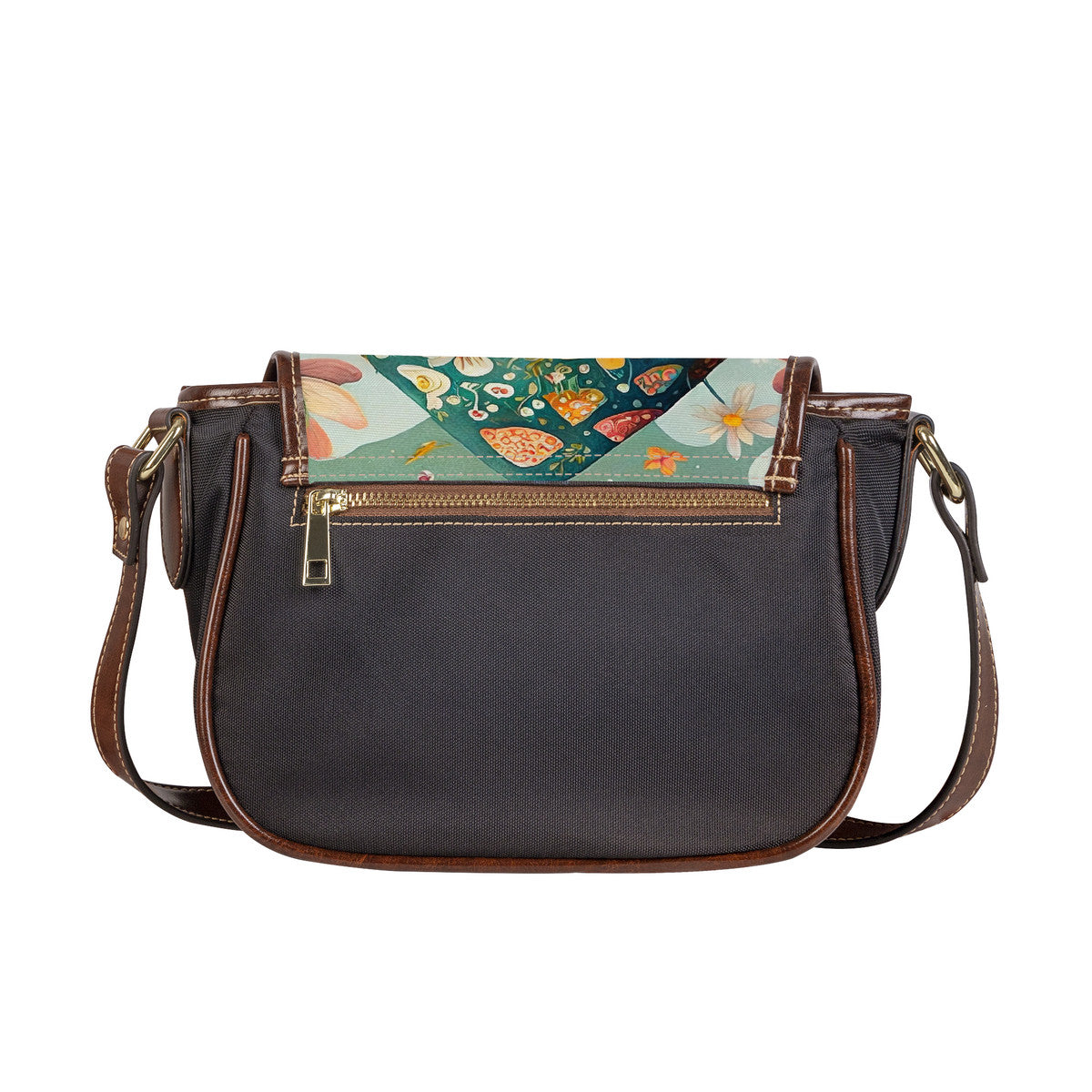 Mushroom Cottage Saddle Bag
