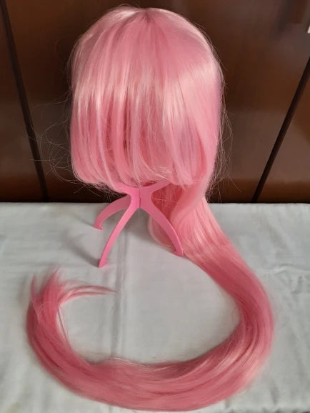 Extra Long Wavy or Straight Wigs with Full Bangs Heat Resistant.