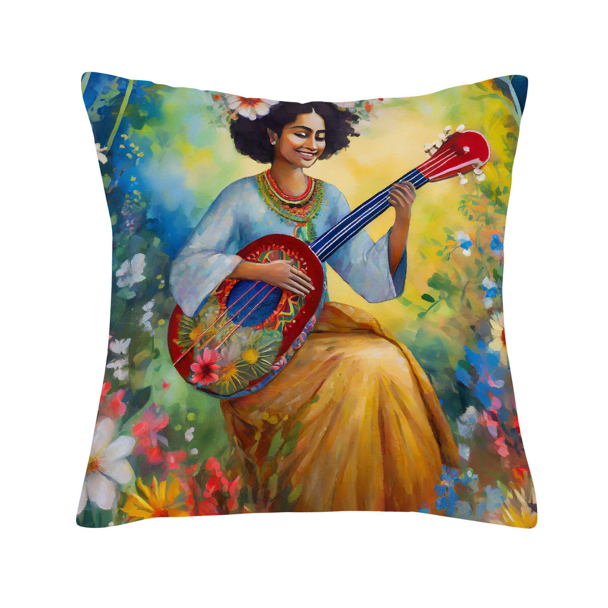 Woodlands Wandering Minstrel Cushion Cover