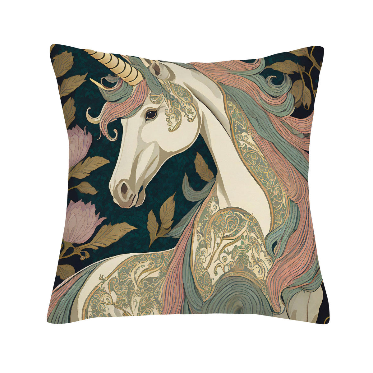Morris' Unicorn Cushion Cover