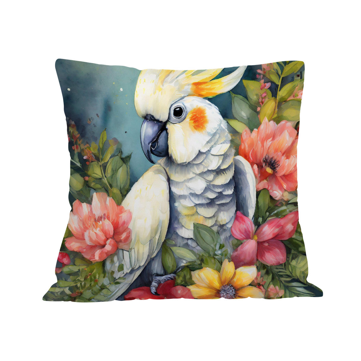 Garden Cockatoo Cushion Cover
