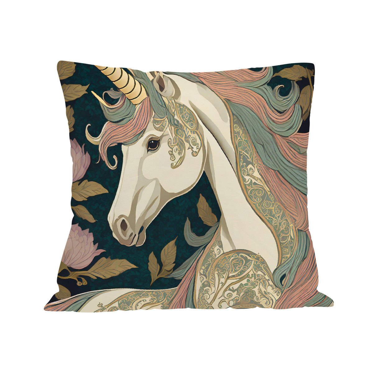 Morris' Unicorn Cushion Cover